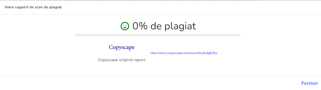 rkCopy détecteur de Plagiat